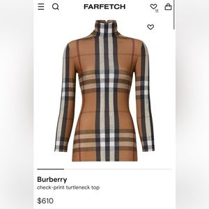 Authentic Brand New With Tags Burberry Top